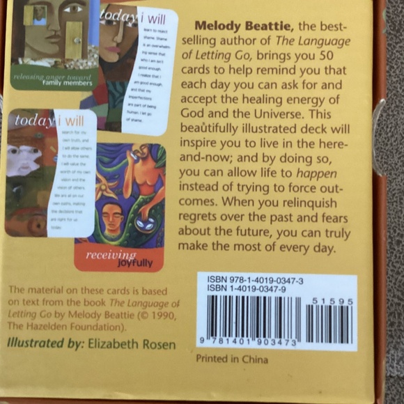 Melody Beattie card deck - Picture 4 of 4